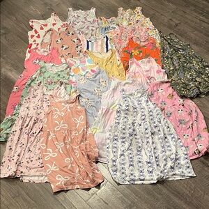 H&M Kids Dress Collection - Pink, Yellow, Blue, and More